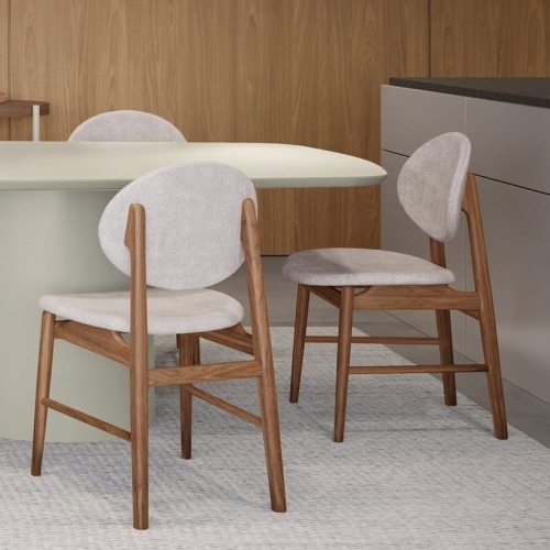 Silla Soho Tapiz Tejido Gris