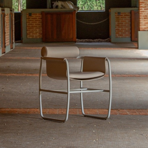 Silla Arc Estructura Aluminio Arena